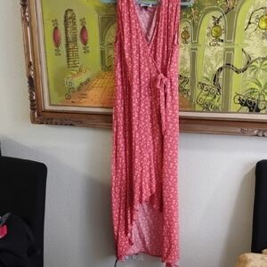 Universal Thread Pink Floral Wrap Dress